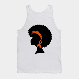 Multiple Sclerosis Awareness Ribbons T shirt For Women Tank Top